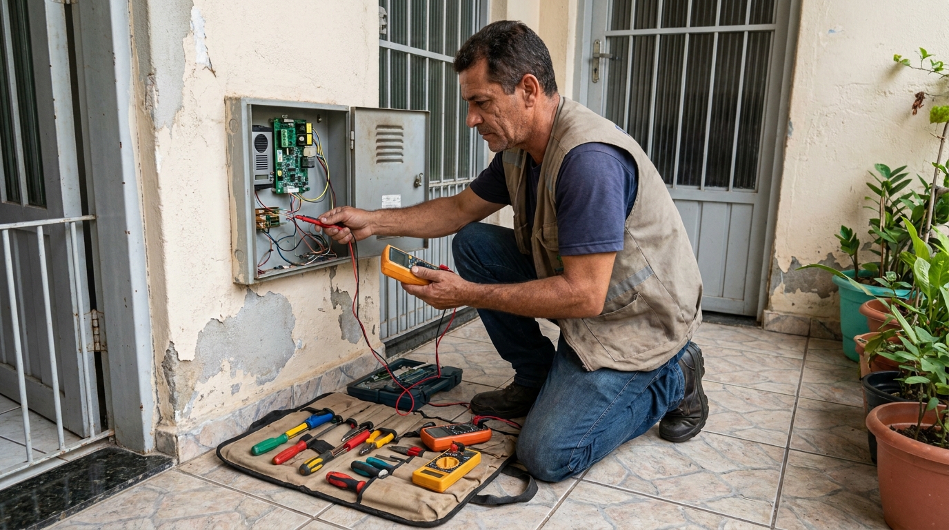 Conserto de interfone profissional em Blumenau‑SC